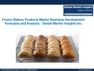 Global Frozen Bakery Products Market Update, Analysis, Forecast, 2016 – 2024