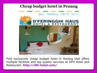 Best hotel in Penang beach