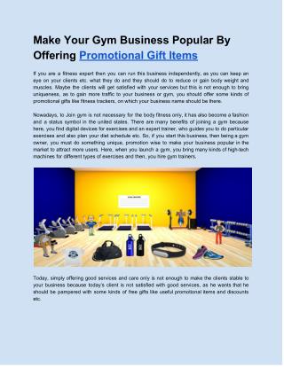 Promotional Gift Items