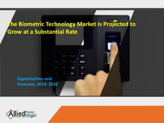 The Biometric Technology Market is Projected to Grow at a Substantial Rate