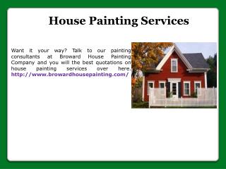 Painting Company In Broward