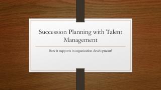 Succession planning with talent management software