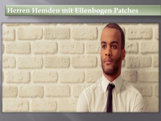 Herren Hemden mit Ellenbogen Patches