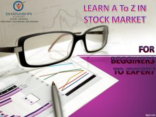 Study about Stock Market | Share Market Courses in Mumbai
