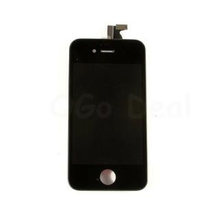 For Apple iPhone 4S Digitizer and LCD Screen Assembly with Frame Replacement - Black