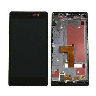 For Huawei Ascend P7 LCD & Digitizer Touch Screen Assembly With Frame - Black