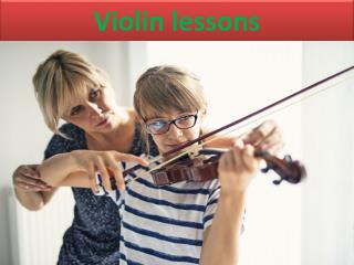 Violin lessons