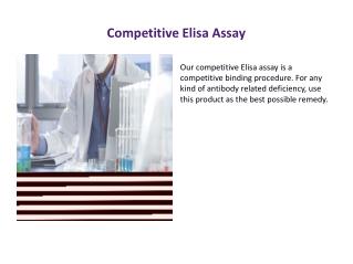 Competitive Elisa Assay