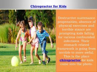chiropractor for kids