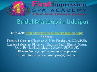 Bridal Makeup in Udaipur-Best_price