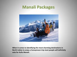 Delhi To Manali Packages - Manali Tour Package