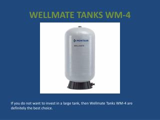 Wellmate Tanks WM-25 – Precautions for Buying It Online