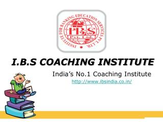 IBS Coaching Institute in Chandigarh