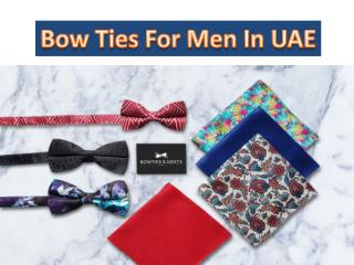 Trendiest Bow Ties for Men In UAE