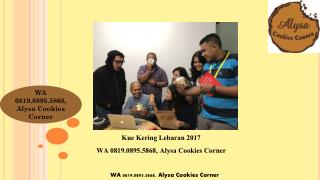 WA 0819.0895.5868, Distributor Kue Kering Terbaru Buatan Rumah online Jakarta Alysa Cookies