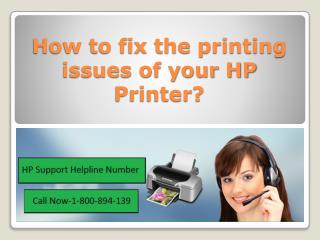How to fix the printing issues of your HP Printer?
