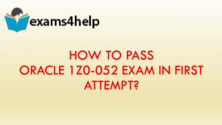 1z0-052 Exam Dumps Questions Answers