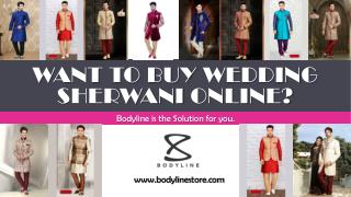 Buy Wedding Sherwani Online