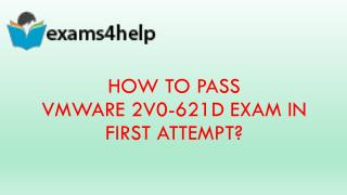 2V0-621D Real Exam Questions