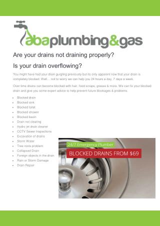 Blocked Drains Adelaide