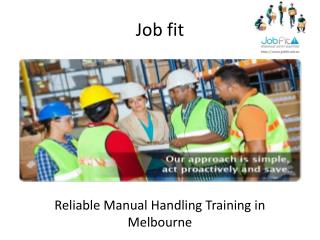 Manual Handling Risk Assessment - jobfit