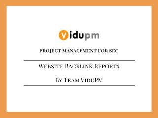 Website Backlink Tracking and Reporting Tool