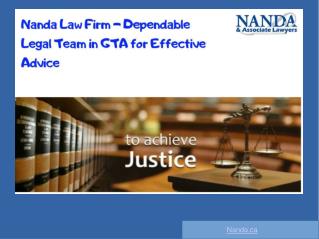 Best Law Firms Mississauga - Nanda