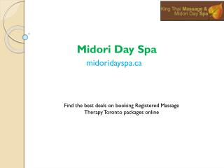 Toronto Spa Packages For Couples