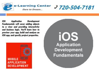iOS Application Development Fundamentals