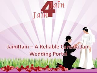 Jain4Jain – A Reliable Canada Jain Wedding Portal