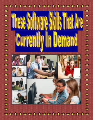 These Software Skills That Are Currently In Demand