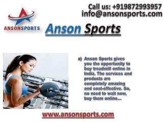 Buy Gym & sports goods online with Ansonsports.com