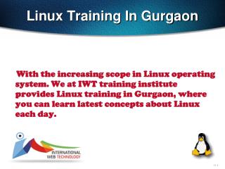 Linux Training In Gurgaon