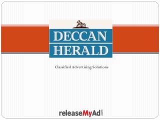 Deccan Herald Newspaper Advertisement