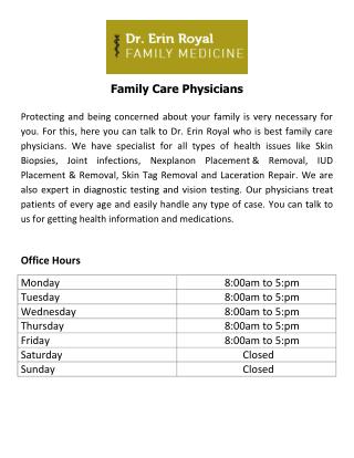 Family Care Physicians