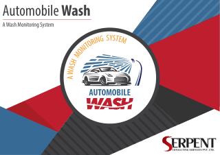 Automobile Wash-A Wash Monitoring System