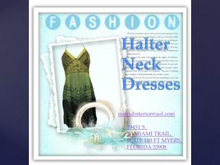 Adjustable Halter Dress