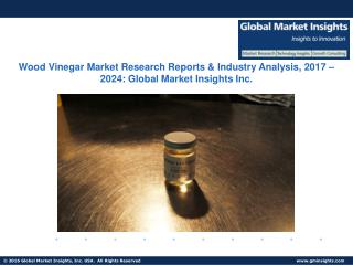 Wood Vinegar Market Analysis, Size, Applications Share, Trends & Forecast, 2017 – 2024