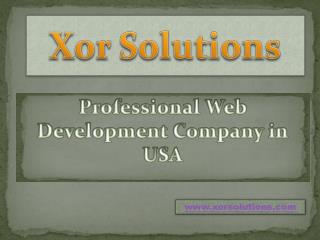 Give Your Business an Online Identity with Xor Solutions