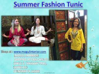 Summer Fashion Tunic by Mogulinterior