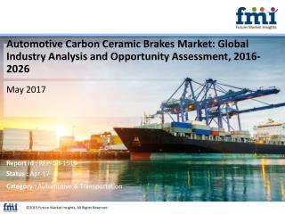 US$ 265 Mn Automotive Carbon Ceramic Brakes Market Poised to Witness Steady Growth