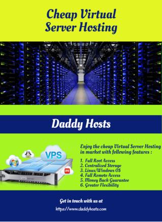 Best Cloud VPS in India at Low prices - DaddyHosts.com
