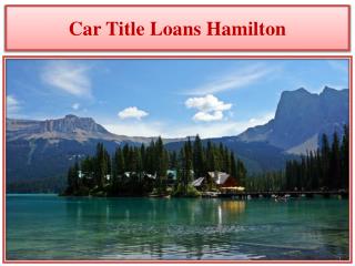 Car Title Loans Hamilton