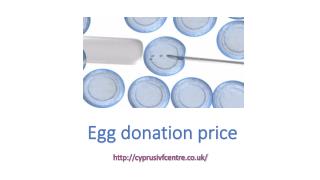Egg donation price