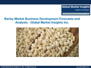 Barley Market Update, Analysis, Forecast, 2017 – 2024