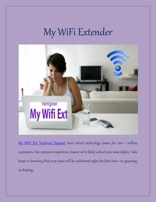 My WiFi Extender
