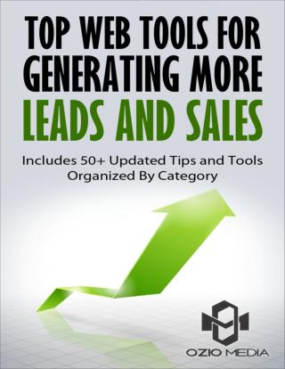 Top Web Tools for Generating More Leads and Sales