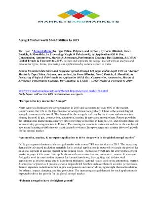 Aerogel Market by Type by form by processing by application