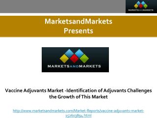 Vaccine Adjuvants Market -Identification of Adjuvants Challenges the Growth of This Market