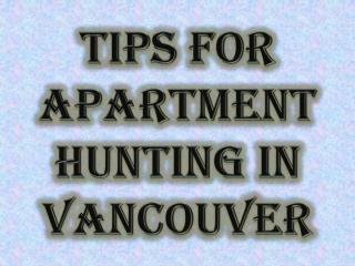 Great Apartments For Sale in Vancouver